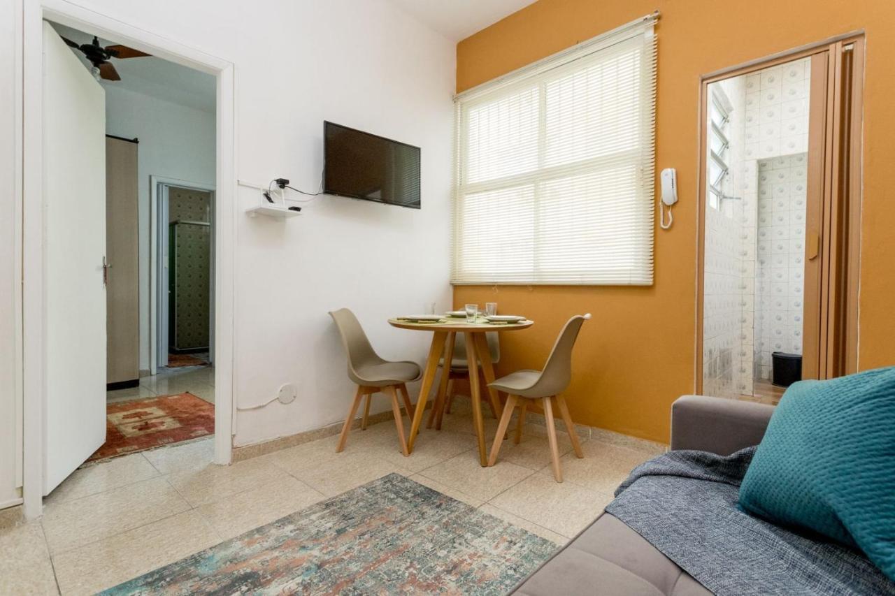 Conforto E Relax, Caminhando Para A Praia De Copacabana, Quarto E Sala, Completo, Com Wi Fi, Cozinha, Ar Condicionado Rio de Janeiro Eksteriør bilde